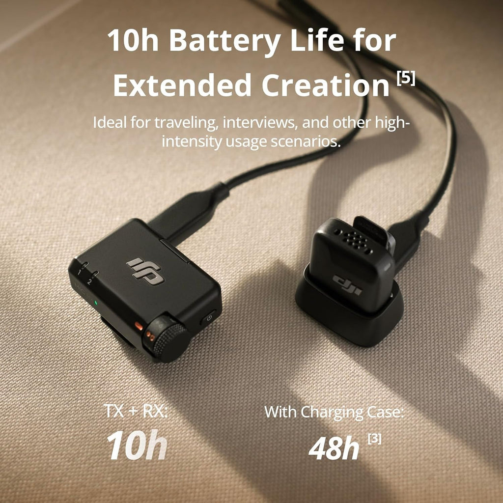 DJI Mic Mini (1 TX + 1 RX), Ultralight, Detail-Rich Audio