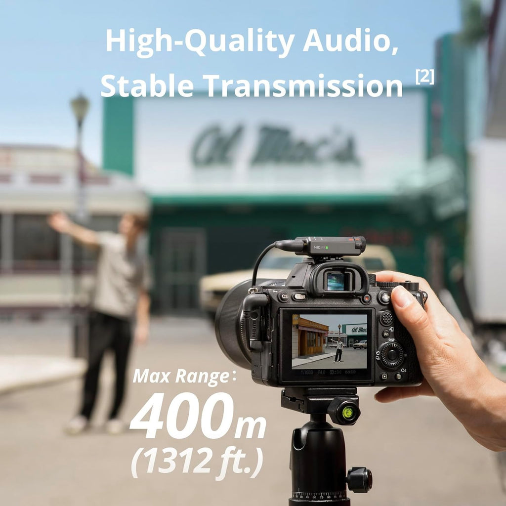 DJI Mic Mini (1 TX + 1 RX), Ultralight, Detail-Rich Audio