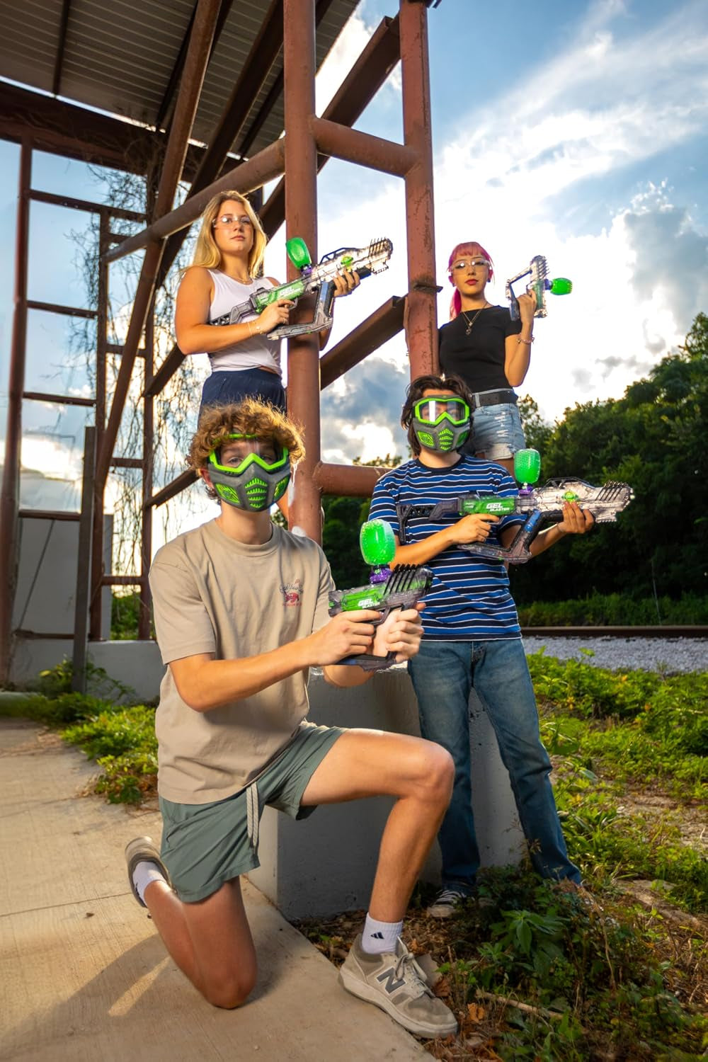 Surge XL 2 with Built-In Starfire Glow Activator – Upgraded Gelblaster Toy with 150+ Foot Range – Water Bead Ammo – Semi & Full Auto Modes – Glows in the Dark – 180-250 FPS – Ages 14+