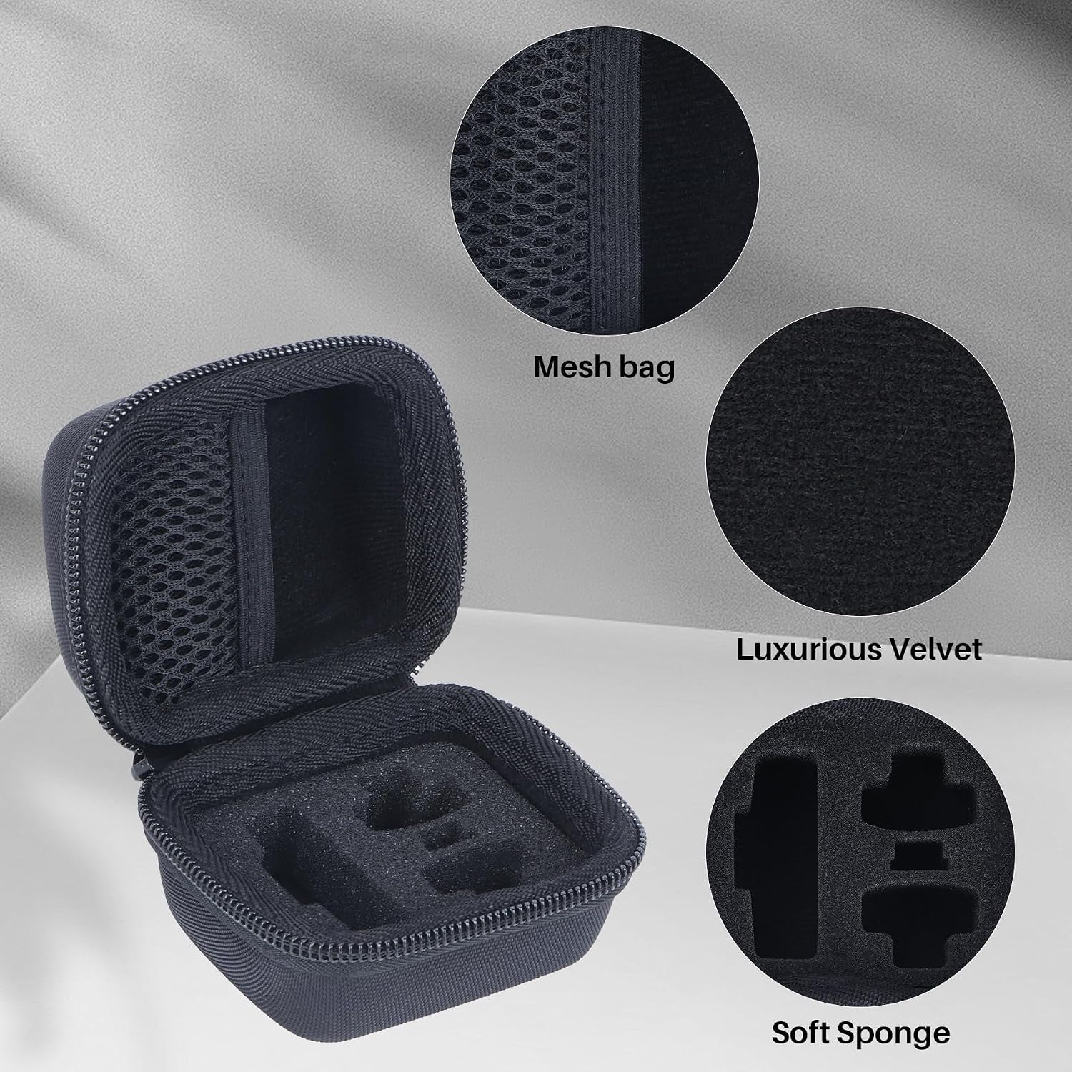 Storage Case Compatible with DJI Mic Mini (2 TX + 1 RX) Wireless Lavalier Microphone (Storage Case for Mic)