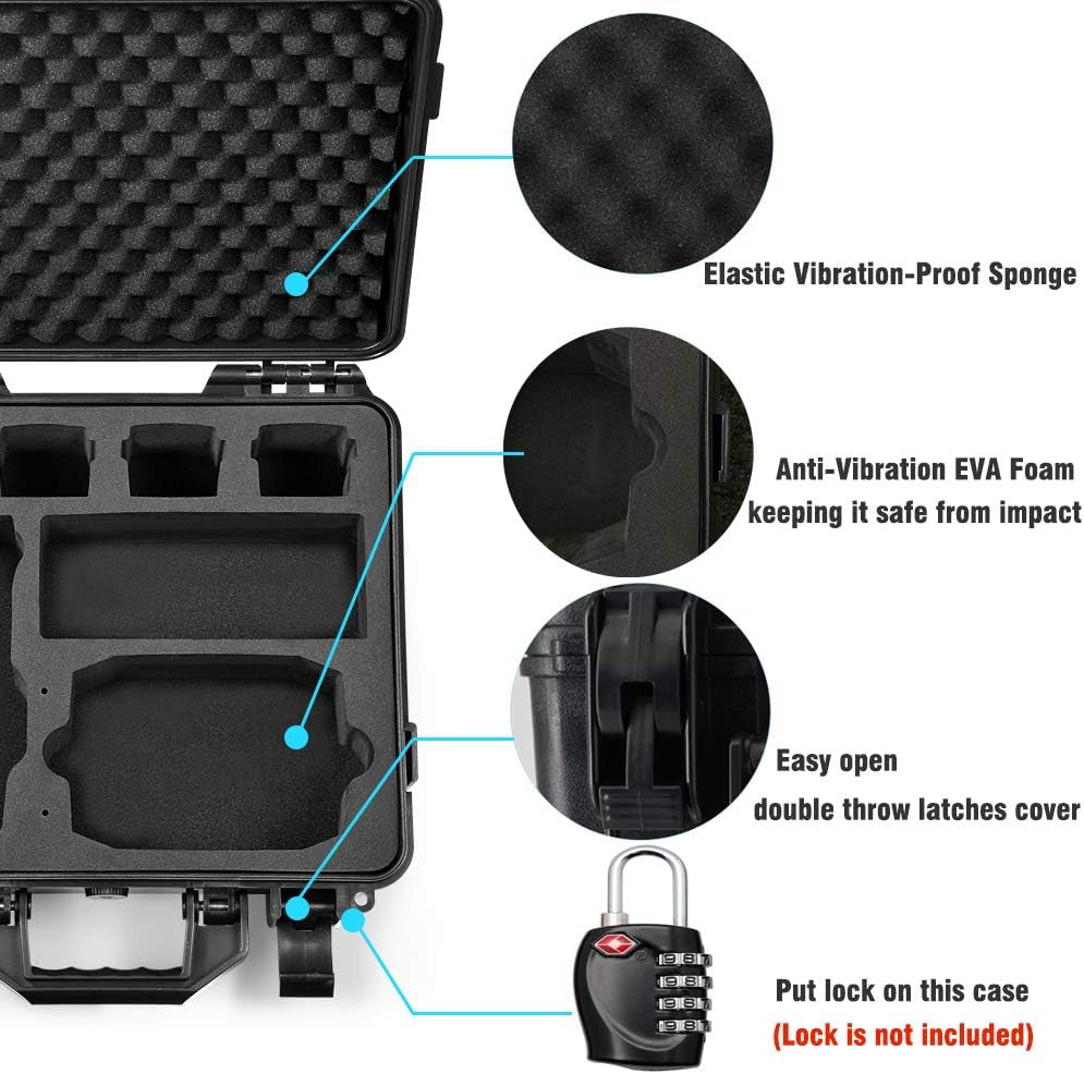 Carrying Case Compatible with New DJI Air 2S Drone or DJI Mavic Air 2 Drone Quadcopter and More Mavic Air 2 Accessories(Not Include Drones and Accessories)
