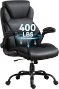 Big and Tall Office Chairs 400LBS Heavy Duty High Back Leather