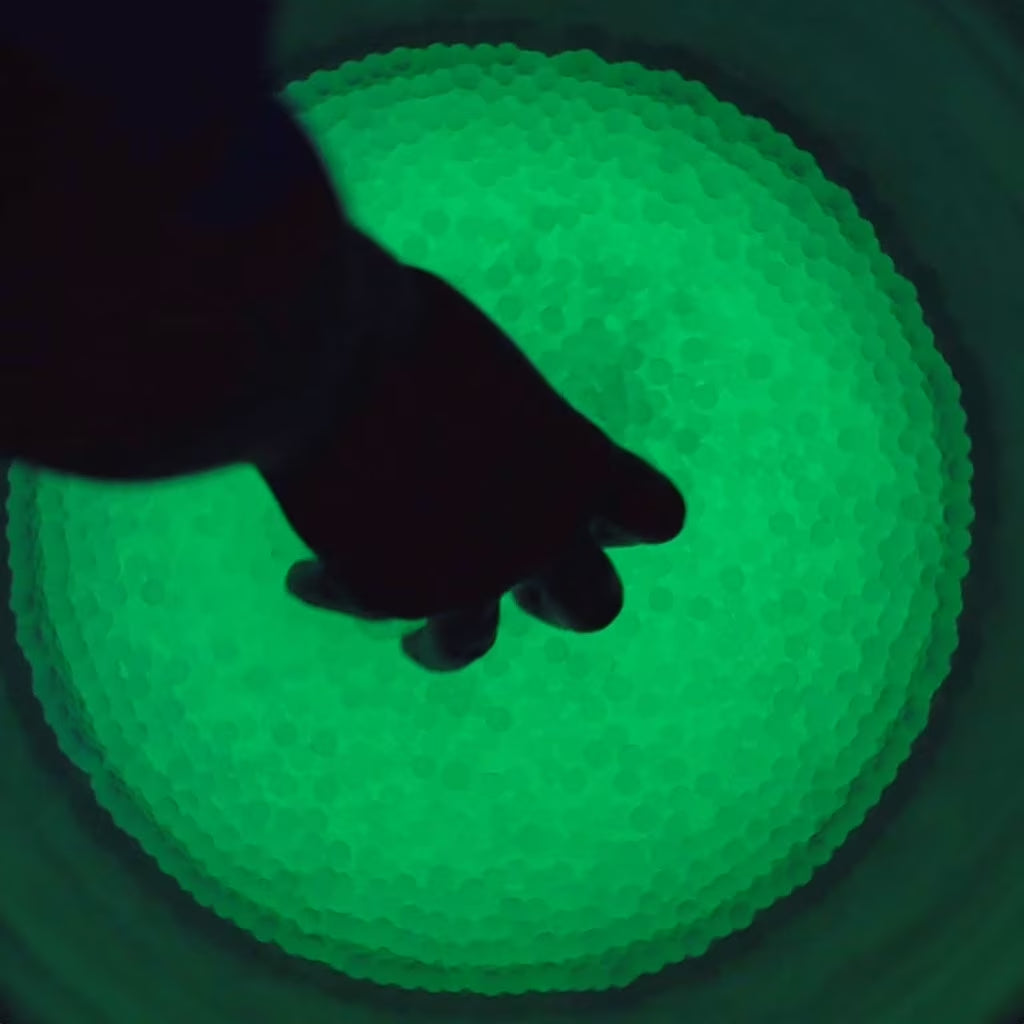 Starfire Gellets Water Bead Ammo, Non-Toxic, 10K Count, Glow-In-The-Dark