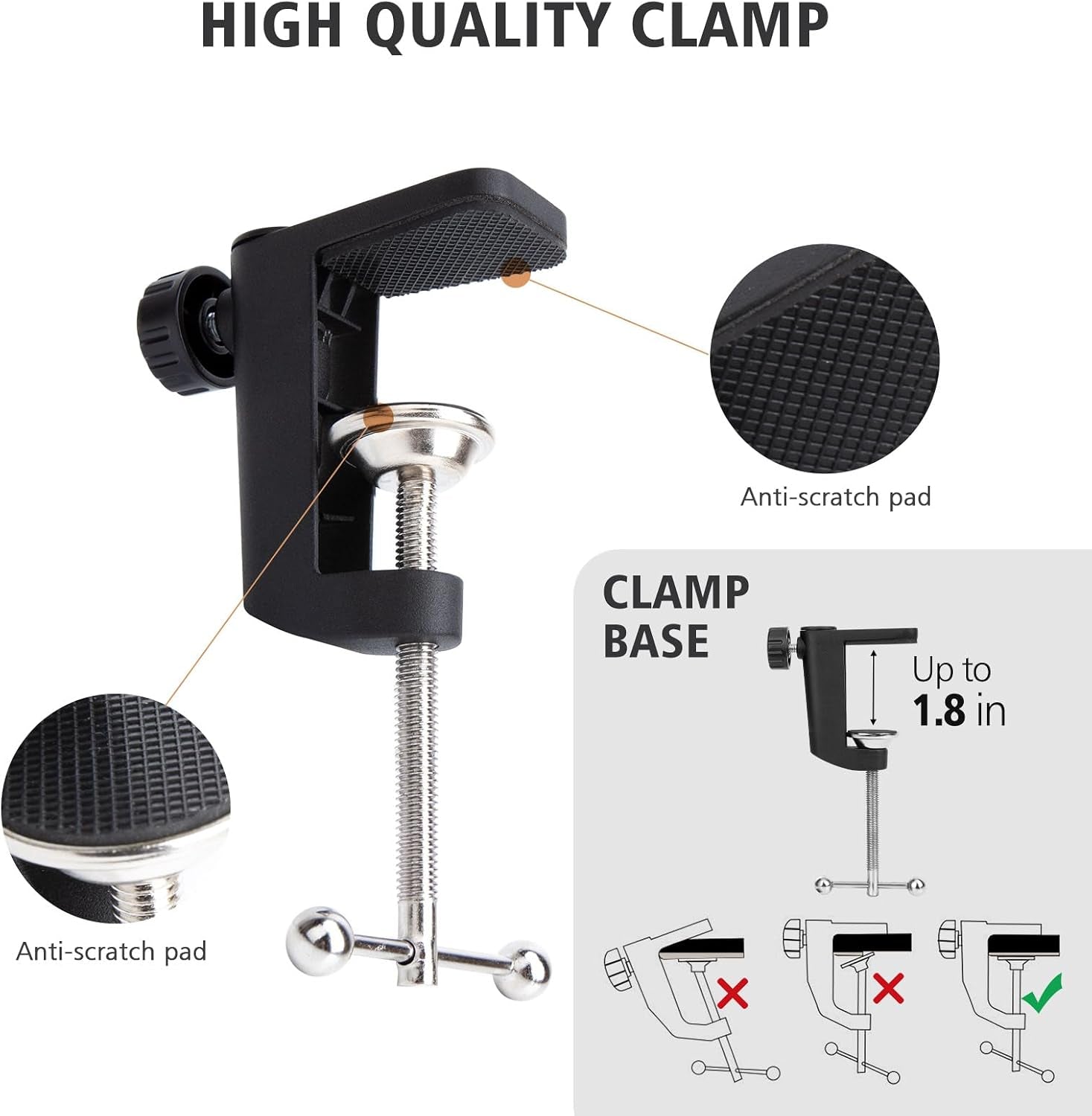 Hyperx Quadcast Boom Arm - Upgraded Red Boom Arm with Windscreen, Sound Insulation and Noise Reduction, Hyperx Quadcast Microphone Arm with 3/8" to 5/8" Adapter