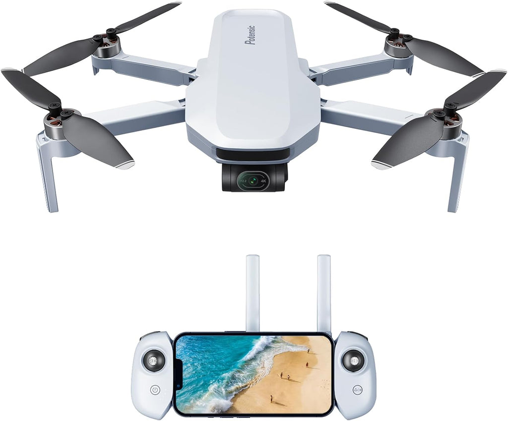 ATOM 3-Axis Gimbal 4K GPS Drone, under 249G, 32 Mins Flight, 6KM Long Range Transmission, Visual Tracking, 4K/30FPS Quickshots, 12MP Photo, Lightweight and Foldable for Adults Beginners | 4K/30FPS Quickshots, 12MP Photo, Visual Tracking, under 249G, Lightweight and Foldable for Adults Beginners, Auto Return
