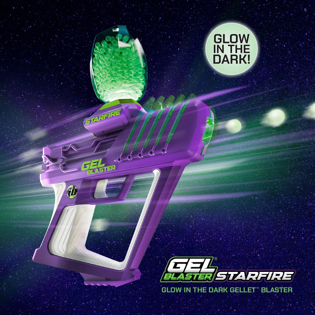 Starfire Gellets Water Bead Ammo, Non-Toxic, 10K Count, Glow-In-The-Dark