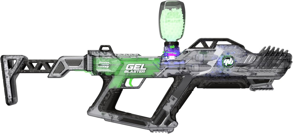 Surge XL 2 with Built-In Starfire Glow Activator – Upgraded Gelblaster Toy with 150+ Foot Range – Water Bead Ammo – Semi & Full Auto Modes – Glows in the Dark – 180-250 FPS – Ages 14+