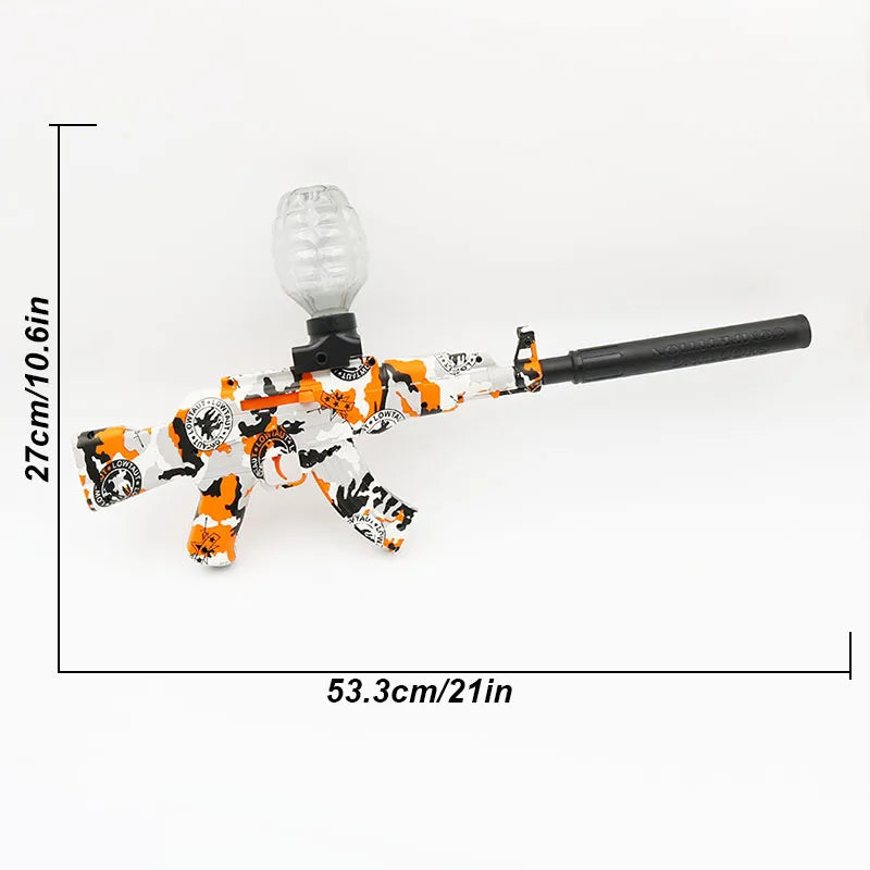 Electric Gel Ball Explosion Toy, Manual/Automatic Eco-Friendly Splatter Ball Blaster, Christmas and New Year Gifts.