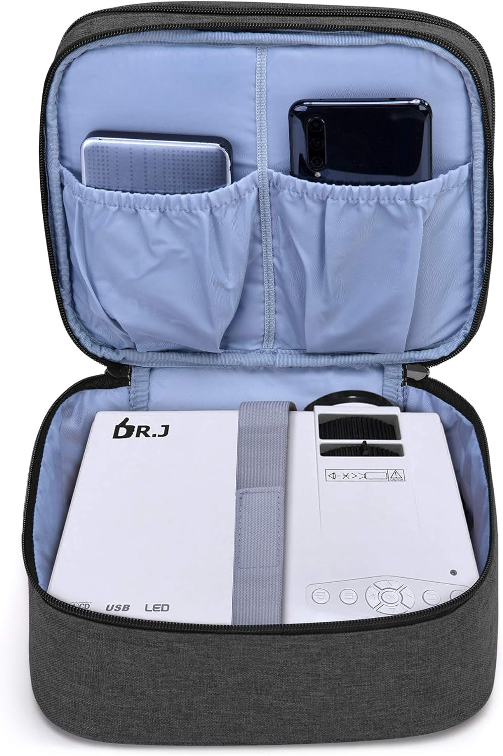Carrying Bag Compatible with DR.J Mini Projector, Black