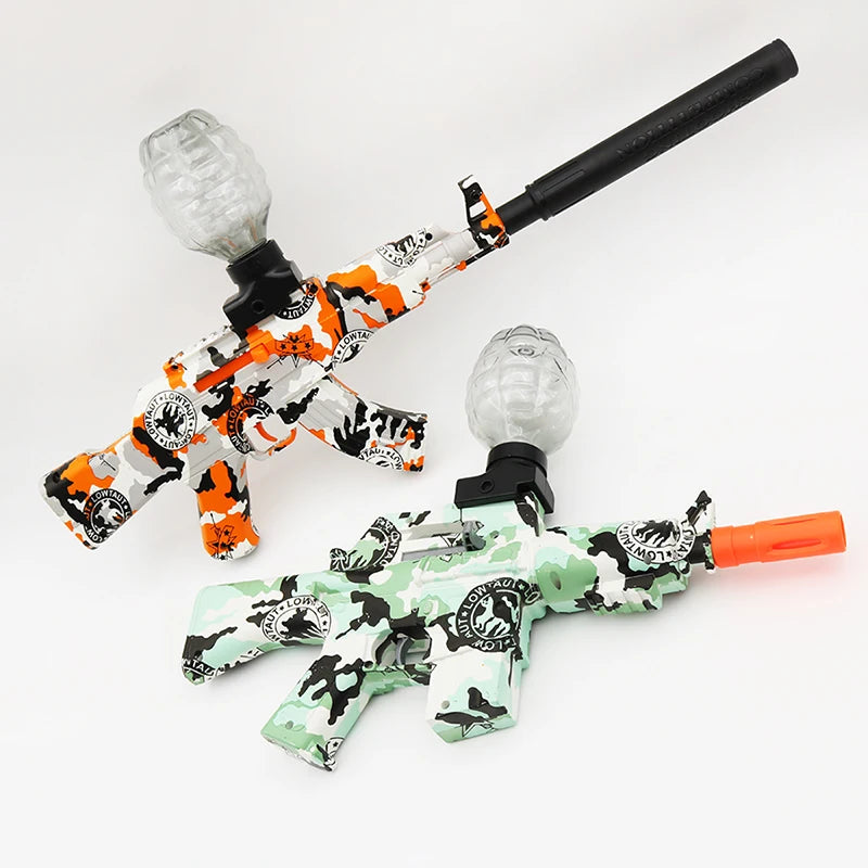 Electric Gel Ball Explosion Toy, Manual/Automatic Eco-Friendly Splatter Ball Blaster, Christmas and New Year Gifts.