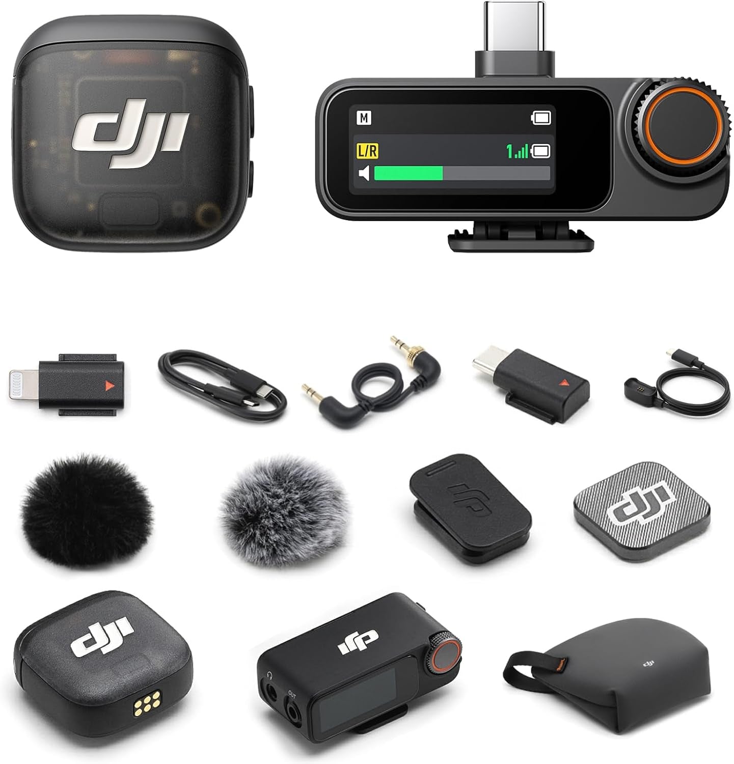 DJI Mic 3 (1 TX + 1 RX) + Lightning Adapter