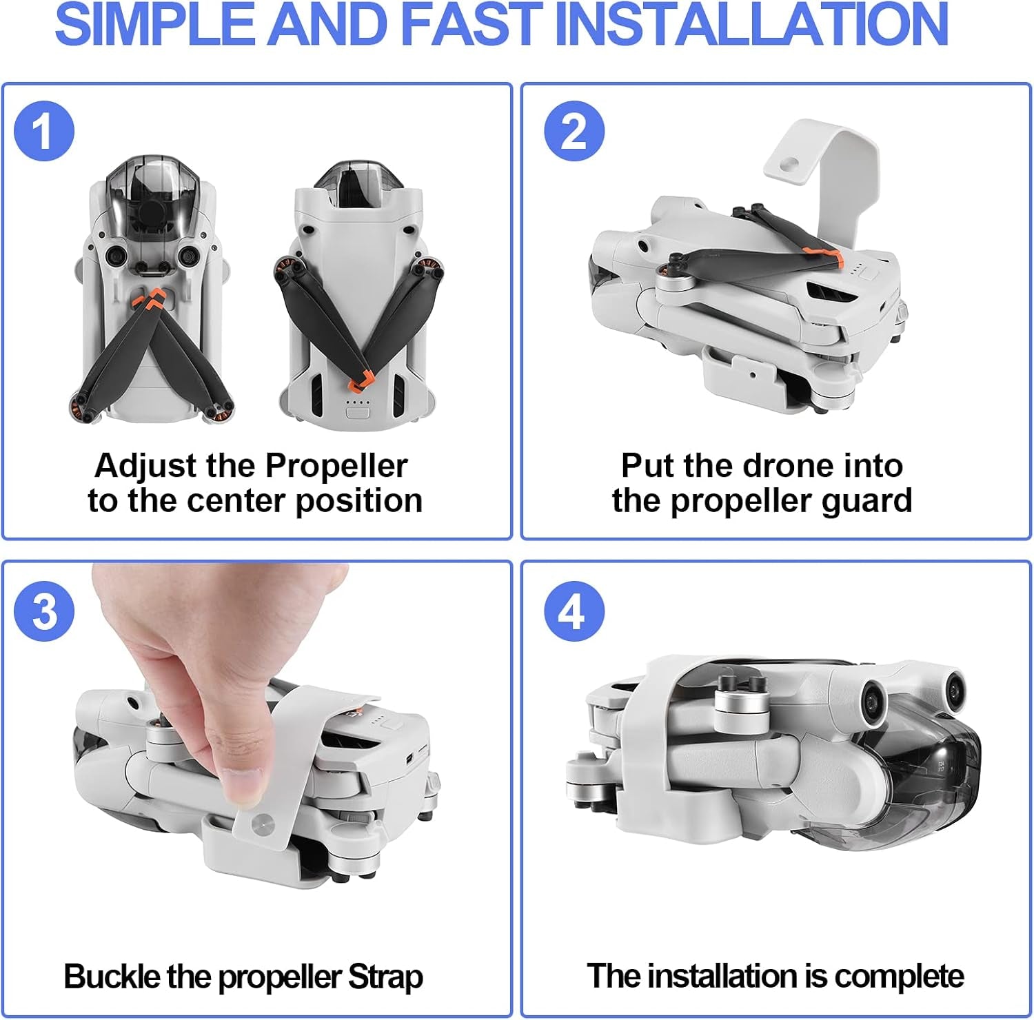 Mini 3 / Mini 3 Pro RC Propeller Holder,Propellers Guard Strap Protector Stabilizer and Propellers Fixator for DJI Mini 3 / Mini 3 Pro RC Drone Accessories (Upgrade)