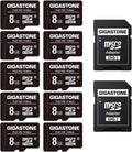 8GB Micro SD Card 10-Pack, Full HD Video, Surveillance Security Cam Action Camera Drone, 80Mb/S Micro SDHC Class 10