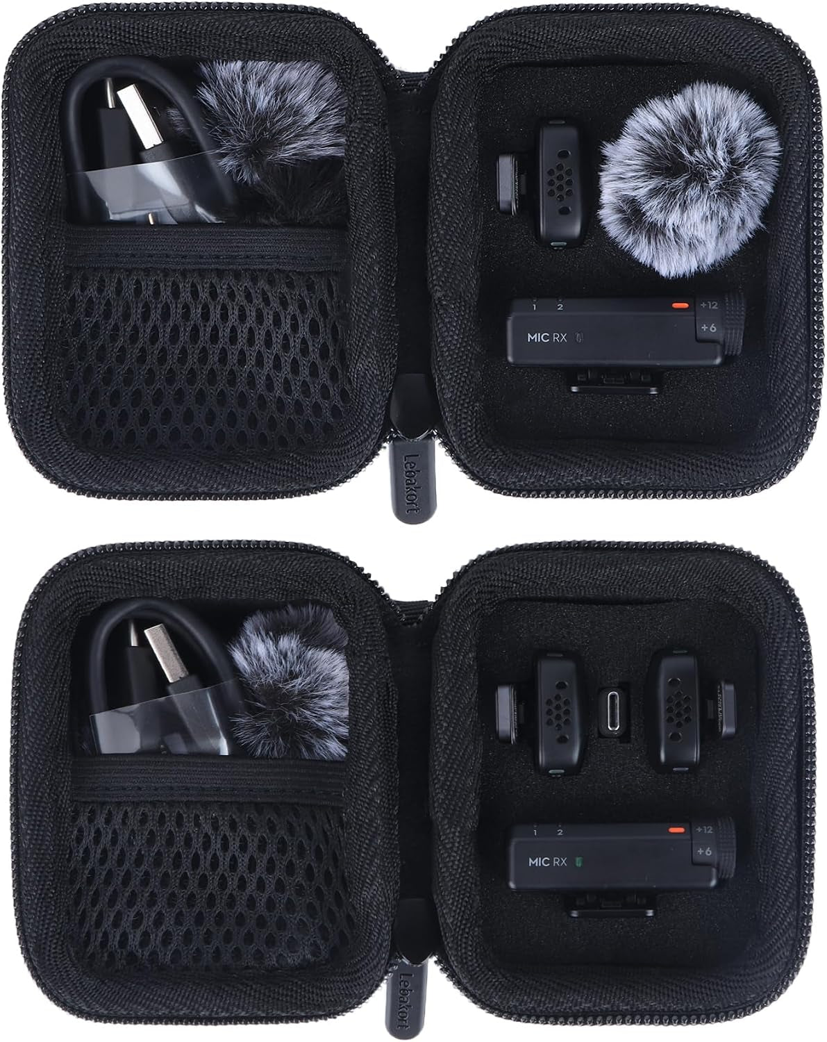 Storage Case Compatible with DJI Mic Mini (2 TX + 1 RX) Wireless Lavalier Microphone (Storage Case for Mic)