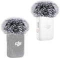 Mic Windscreen for DJI MIC 2, Furry Mic Cover Pop Filter Reduce Background Noise, 2 Packs (Not for DJI MIC 1)