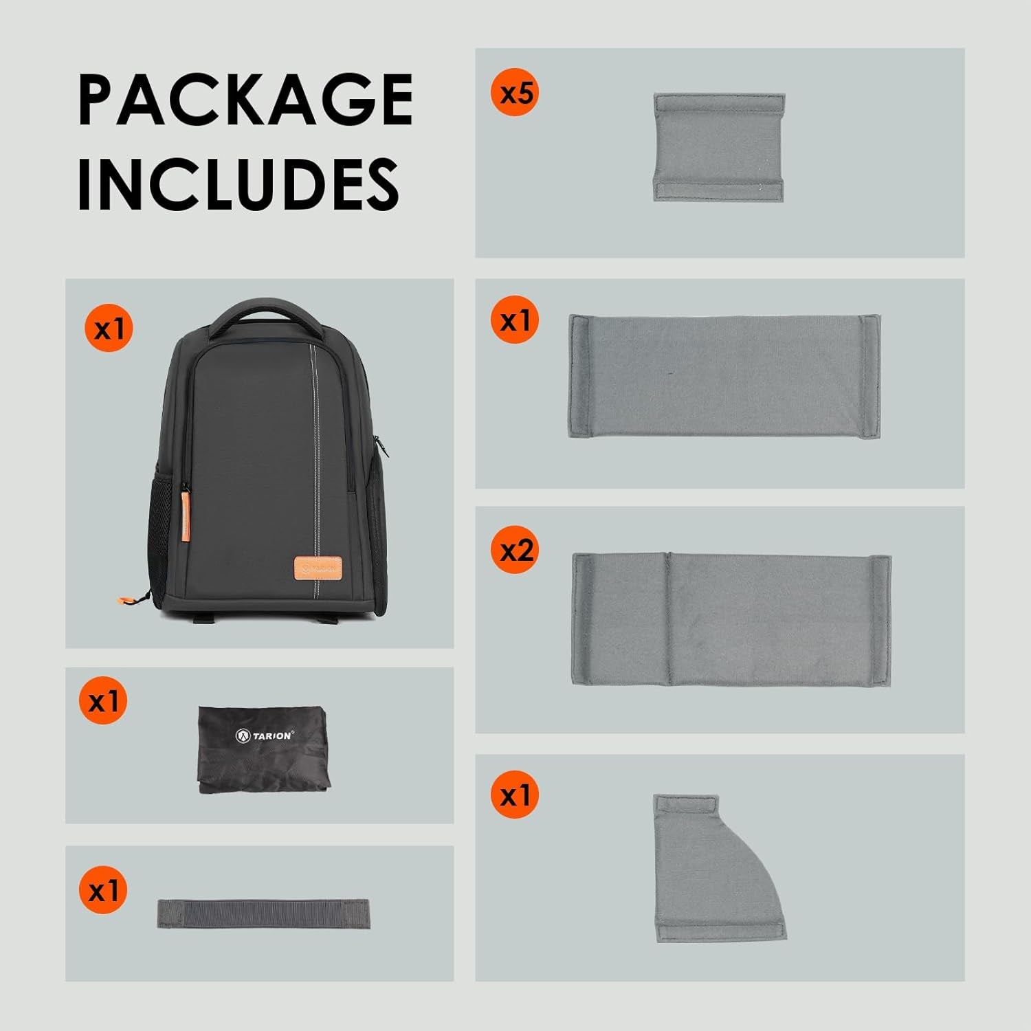 Camera Backpack for Photographers Compact 15L, TB04 Black