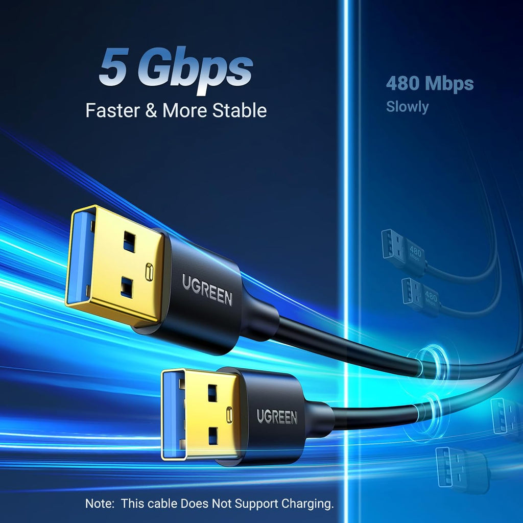 UGREEN USB to USB, 5 Gbps USB 3.0 Cable, Male to Male Cable 3.3 FT